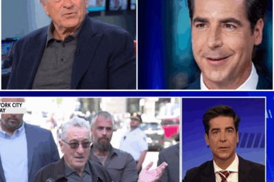 BREAKING: Jesse Watters TAKES DOWN Robert De Niro in a Live, No-Holds-Barred Media Showdown—Fans and Critics Erupt!  What started as a casual discussion quickly turned into a fiery media showdown when Jesse Watters unloaded on Robert De Niro during a live segment on Fox News. Watters, known for his unapologetic political commentary, pulled no punches in his takedown of the Oscar-winning actor, shocking viewers with his unrelenting words. With no script to follow and no soft punches, Watters hit De Niro where it hurt, setting social media ablaze with reactions. What sparked this personal feud, and why has this moment become one of the most talked-about media events of the year? The shocking exchange has left America buzzing, and the war of words is just heating up. Keep reading for the full details….