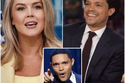 “Trevor Noah Rips Off Mic and Walks Out LIVE After Karoline Leavitt EXPOSES His Secrets—The TV Moment That’s SHAKING the Industry!” What was meant to be a standard interview turned into a live TV meltdown when Karoline Leavitt exposed Trevor Noah’s darkest secrets, causing him to rip off his mic and walk off the set. The shocking revelation, made with calm precision, left the studio in chaos and the audience in disbelief. What did Leavitt say to trigger such an intense reaction, and why has this moment sparked a nationwide conversation? This dramatic moment has changed the media landscape—here’s the inside scoop on the shocking incident that left the world reeling….