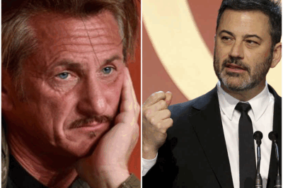 “Sean Penn STORMS OFF Jimmy Kimmel Set in Furious Walk-Off—The Explosive Moment That Has Fans REELING!”  In a shocking TV moment that has left viewers stunned, Sean Penn walked off Jimmy Kimmel Live! during a heated argument with the host. The tension between the two escalated rapidly, and after just a few minutes, Penn stood up, ripped off his microphone, and stormed off the stage in rage. What caused this explosive exchange, and why did Penn lose his cool in such a dramatic fashion? Social media exploded, and fans are left questioning what happened behind the scenes. Get all the details about the most talked-about TV moment of the year…