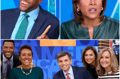 SHOCKING EXODUS: GMA’s ICONIC BIG 3—Michael Strahan, Robin Roberts, and Ginger Zee—WALK OUT TOGETHER! The REAL Reason Behind Their Sudden Exit Will Leave You SPEECHLESS!