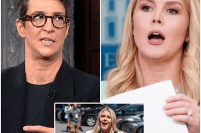 “Rachel Maddow’s LIVE TV MELTDOWN—Demands Security Remove Karoline Leavitt After Explosive Confrontation! Political Discourse at a New Low?” In a shocking televised clash, Rachel Maddow erupted into anger during a live broadcast, demanding that Karoline Leavitt be removed from the set after a heated exchange turned ugly. The on-air showdown left the studio in chaos, with Leavitt delivering a fiery insult that stunned both Maddow and viewers nationwide. Has political discourse on live TV reached a breaking point? Find out what happened during this explosive confrontation and why it’s causing waves in the media world….