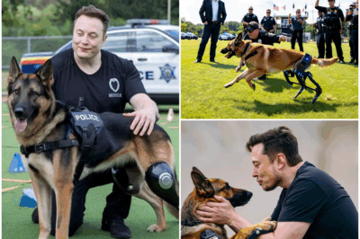 MUSK’S MIRACLE: Elon Musk Funds Groundbreaking Tech to Heal Injured Police Dogs—What Happened Next Will Leave You in Tears!