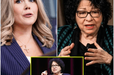 SHOCKING SHOWDOWN: Karoline Leavitt Confronts Justice Sonia Sotomayor in Explosive On-Air Exchange—Did She Cross the Line or Make a Bold Statement?