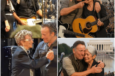 “America’s Last Stand: Joan Baez, 84, and Bruce Springsteen, 75, Unite in a Tearful, Soul-Stirring Duet at the Lincoln Memorial