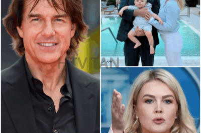 SHOCKING SHOWDOWN: Tom Cruise Mocked Karoline Leavitt’s Husband—But When She Took the Mic, Everything Changed! What began as a light-hearted jab from Tom Cruise at an awards show turned into an explosive confrontation when Karoline Leavitt grabbed the mic and delivered a powerful response about respect, honor, and service.