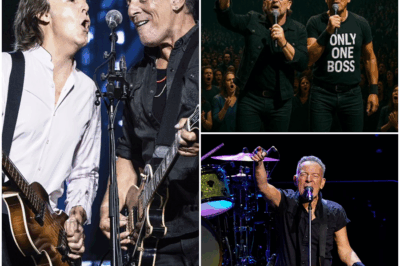 “SHOCKING MOMENT: Bruce Springsteen’s Epic Defiance at Madison Square Garden—Storming the Stage After Bono Calls for an Unplanned Duet! ‘I Will Not Be Silenced’—The Raw Anthem of Resistance That Left the Crowd Stunned