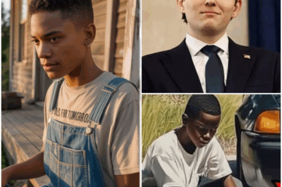 SHOCKING TURN OF EVENTS: Black Boy Helps Barron Trump with Flat Tire—The Next Day, a BLACK SUV Shows Up at His House with a Life-Changing Surprise!