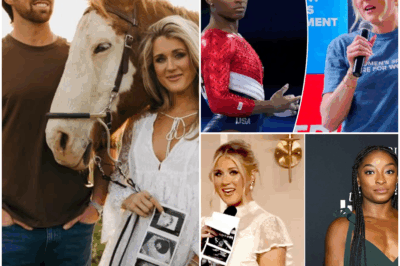 “Riley Gaines Stuns Fans with Pregnancy Announcement—And Takes a Fiery Swipe at Simone Biles! The Shocking Moment When Gaines Drops News of Her First Child Amid Heated Olympic Rivalry.