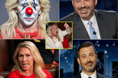 Chaos Unfolds on Live TV: Jimmy Kimmel Destroys Marjorie Taylor Greene After She Calls for His Arrest – The Explosive Showdown You Have to See to Believe!”