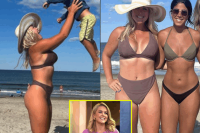 “Scandal at the Heart… Intentional or Unintentional…” Karoline Leavitt has sent social media into a frenzy with photos of her wearing a tight and revealing black bikini that almost exposed her private parts, showing off her incredibly sexy figure like