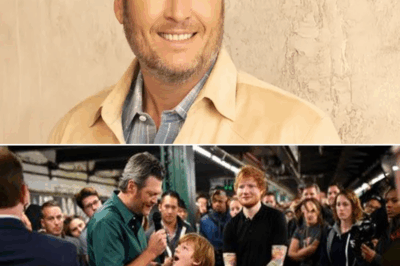 Blake Shelton Strums His Guitar at King’s Cross—Then Ed Sheeran’s Son Steals the Show in an Impromptu Duet That Left Everyone in Tears!”