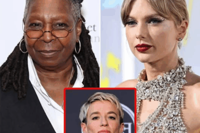 “Hollywood, Sports, and Music Collide as Whoopi Goldberg, Megan Rapinoe, and Taylor Swift Reveal Shocking Decision to Leave the United States – What’s Behind Their Departure?”