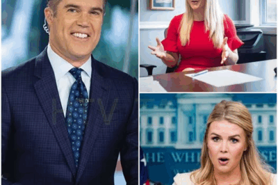 “NBC’s Peter Alexander SHOCKED into Silence After Heated On-Air Confrontation with Karoline Leavitt!  What Turned the Tables? The Explosive Exchange That Left Viewers in Disbelief and Revealed Major Behind-the-Scenes Drama at NBC!”