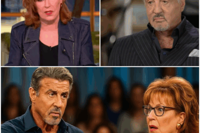 SYLVESTER STALLONE’S SHOCKING EXIT: Hollywood Legend Dramatically Removed from ‘The View’ After Joy Behar Launches Stunning Personal Attack—Audience Left Speechless! What Really Happened During the Most Explosive Live TV Moment Ever Witnessed? Secrets Exposed as Rocky Star Faces Harsh Confrontation That Spirals Out of Control—Did Joy Behar Go Too Far, and Why Did Security Rush the Stage? The Untold Truth Behind Stallone’s Cold Response and Sudden Departure Revealed—Discover Why This Heated Exchange Is Changing Daytime TV Forever and Who the Audience Surprisingly Sided With! The Full Scandalous Details Uncovered in This Exclusive Report!”