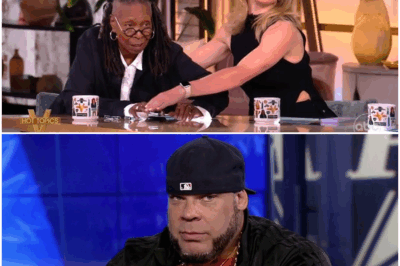 “Shocking Showdown on ‘The View’: Tyrus Erupts in Chaos, Accuses Hosts of ‘Weaponizing Wokeness,’ Slams Table, and Walks Off Live – A Daytime TV Drama Like Never Before! As Tyrus unleashes a fiery tirade against the co-hosts, calling them out for silencing dissent and ‘performing outrage,’ the studio erupts in tension. Amid accusations of bullying from Navarro, and Joy Behar standing up in anger, Whoopi Goldberg screams to cut the feed, and Tyrus rips off his mic before storming off in the most explosive moment in daytime talk show history!”