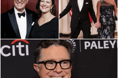 “Stephen Colbert’s Shocking Exit: Wife’s 9-Word Confession Shatters His Image Live on Air — ‘He Cried for 17 Years’ and Walks Off Set! What She Revealed About Colbert’s Hidden Pain Will Leave You Speechless. The Truth No One Expected: Did This Confession Expose Colbert’s Darkest Secrets and End His Career? What Happened Behind the Scenes That CBS Tried to Bury, and Why America Can’t Stop Talking About What Happened When Colbert’s Smile Finally Cracked. No Script Could Cover This — The Moment Colbert Left Everything Behind!”