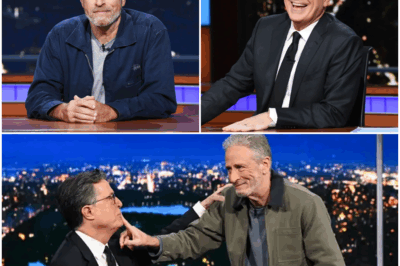 Jon Stewart’s Secret Meeting with Colbert After CBS Cancels His Show: ‘CBS Still Doesn’t Know’ — The Shocking Plan They Drew Up Could Tear CBS Apart! What Happened Behind Closed Doors That Left Stewart Speechless and CBS in Terror? No Cameras, No Leaks—Just One Sentence That Will Change Everything. Was This the Beginning of a Revolutionary Move That Will Shake the Media Empire to Its Core? The Hidden Truth Behind Colbert’s Walk-Off and the Silent Plan That Could Bring Down an Entire Network—Is CBS Facing the Collapse of Their Legacy?