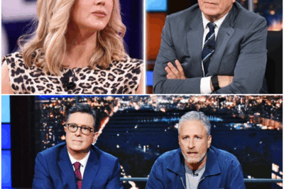 “SHOCKING MOMENT: Stephen Colbert’s Savage Joke Backfires as Karoline Leavitt EXPOSES His Weakness—The Silence That Left Everyone SPEECHLESS! What started as a routine late-night roast between Colbert and Leavitt quickly spiraled into an unexpected confrontation.