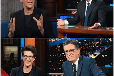 “SHOCKING MOVE: Stephen Colbert and Rachel Maddow Team Up for Groundbreaking Late-Night Show After CBS Cancels Colbert—Is This the Future of TV? The Jaw-Dropping Collaboration That’s Sending Shockwaves Through Hollywood—Will Colbert’s Cancellation Be CBS’s Biggest Mistake? Can This Power Duo Redefine Late-Night TV? The Unlikely Pair Promises to Shake Up Entertainment—But Could This High-Risk Gamble Backfire? You Won’t Believe What’s Next for Colbert and Maddow!”