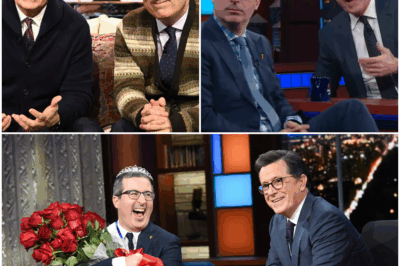 Colbert UNLEASHED? John Oliver’s Ominous Tease Hints at a ‘Late Show’ Transformation – Will Stephen Finally Expose the Network’s Dark Secrets and Political Agendas Before His Exit? Or Is This Just a Clever Ploy to Boost Ratings Before the Final Curtain Call? One Thing’s for Sure: The Next Few Weeks Could Be the Most Explosive in Late Night History!”