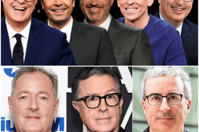 Is Colbert’s Show DOOMED? Late Night Rivals Stage SHOCKING Takeover – Fallon, Meyers, Stewart & Oliver Invade ‘The Late Show’ in Desperate Rescue Mission! Did the Network Try to Bury Colbert, Forcing His Friends to Intervene? Or Is This the Beginning of a New Comedian Alliance That Will Change Late Night Forever? The TRUTH Is More Twisted Than You Think!”