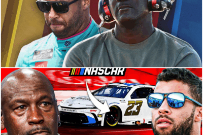 “BOMBSHELL!! Michael Jordan Threatens to FIRE Bubba Wallace After Violent Outburst at 23XI Racing—What Really Happened Behind Closed Doors? Despite Jordan’s Pleas for Calm, Wallace SHOCKS NASCAR with a Violent Response That’s Rocking the Racing World! Why Did the Star Driver Defy His Boss, and What Does This Mean for His Future in NASCAR? The Explosive Details You Won’t Believe—Is This the End for Bubba Wallace at 23XI Racing?”