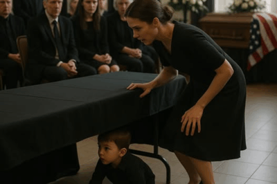 “Mommy, I Saw Daddy Touch the Lady’s Leg” — My Son’s Innocent Words at a Funeral Changed Everything