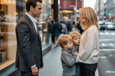 “At First, Michael Thought the Children on the Bench Were Just Siblings — Until He Noticed They Had His Exact Smile From an Old Photograph, Down to the Dimple on the Left Cheek. What Happened Next Turned a Simple Afternoon in Front of a Library Into a Question That Might Never Be Answered”