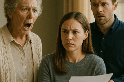 She Believed She Had Outmaneuvered Everyone When She Revealed She’d Cashed In the Family Home, Claiming the Fortune Was Now Securely in Her Son’s Hands—Yet Within Minutes the Truth Emerged, A Hidden Detail in the Ownership Documents That No One Expected, Leaving the Overconfident Mother-in-Law Speechless and the Room Staring in Silence
