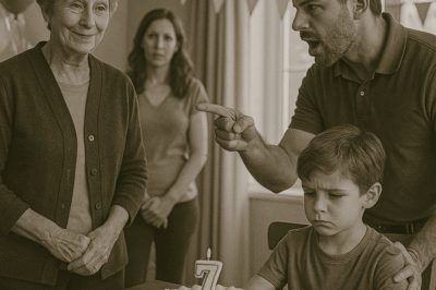 The cake was ready, the balloons bright, and laughter filled the room—until Leo’s