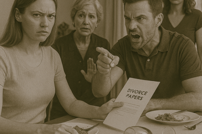 The dinner was meant to be peaceful until Marcus lashed out, shaming Anna for a clumsy accident.