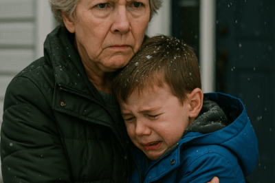 I never imagined my six-year-old grandson would be left crying in a snowstorm. His mother shut him out, saying he was “too loud” while she entertained her new partner. When I brought him home, I knew things had gone too far. One letter later, her time was up.