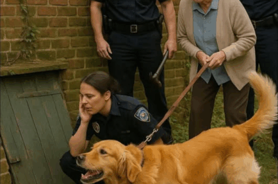 “Her elderly golden retriever had always been….