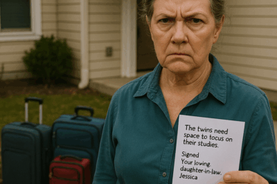 The locks were changed. My belongings sat on the curb. A note from my daughter-in-law told me I’d been “moved to the garage apartment.” She smirked at her victory. But when I made one call, she never saw the storm coming—the kind that would tear her world apart.