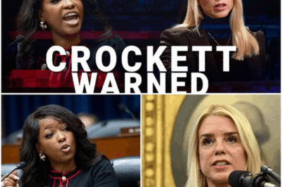 “BREAKING: Jasmine Crockett’s Ruthless On-Air Rebuke to Pam Bondi Leaves America in Awe—‘I Write Laws, You Don’t Scare Me!’”
