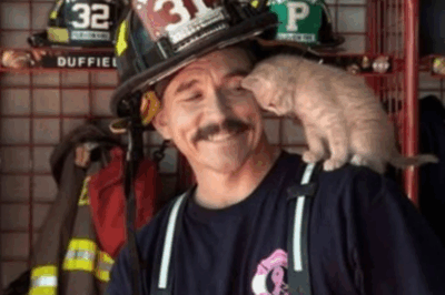 HE PULLED HER OUT OF A BURNING BUILDING—AND THEN SHE NEVER LEFT HIS SHOULDER