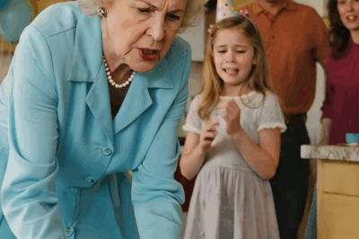 😱 “Her birthday should have been joyful, but when her grandmother pushed the cake away and humiliated her, the room went cold. My daughter’s eyes filled with tears… then she smirked, opened her tablet, and played a video. What happened next stunned every guest and silenced even her grandmother. 🔥💔”