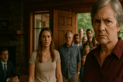 A Proud Couple Finally Moved Into Their Dream Lake Cottage After Forty Years Of Saving And Sacrifice, But The Very Next Morning Their Daughter-In-Law Announced She Was Arriving With Twenty Relatives, Demanding Rooms And Comforts, Only To Find Something Inside The House That Stopped Them All Cold, Shaking Their Confidence And Their Plans