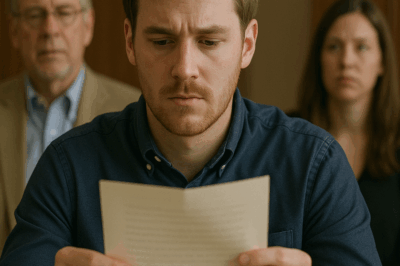 At the Will Reading, Relatives Expected Calm Formalities—But When the Father Ordered His Son to “Give the House to Your Sister, She Needs It More,” Tension Filled the Room. Then the Grandson Quietly Smiled, Reached Into His Pocket, and Revealed a Final Letter From Grandma That Left Everyone in Shock