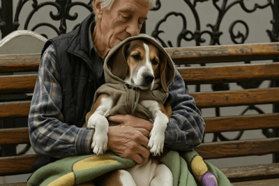All He Had Was a Bench, a Blanket, and His Dog—But Their Love Outshone Everything….