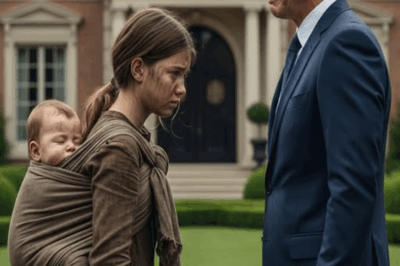 A billionaire stepped out of his car, ready to enter his mansion, when a desperate girl stopped him: “Sir, do you need a maid? I can do anything.” He nearly turned her away—until he noticed the crescent birthmark on her neck. What it revealed would unravel secrets hidden for decades.