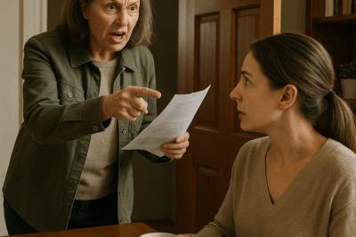 — Marina, open the safe immediately! — the mother-in-law burst in, waving documents about contesting the will’s validity.