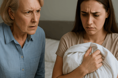 The family thought she was an ideal wife, but behind closed doors the young bride washed her sheets every single day. Whispers of water at night, muffled crying, and excuses for “cleanliness” puzzled her new family. Then, the mother-in-law stepped into her room—and discovered a secret that changed everything.