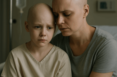 Her daughter wept over her bald reflection, refusing photos and laughter, ashamed of what cancer had taken. Then, in a moment that stunned nurses and family alike, the mother sat down, shaved her own head to match, and whispered: “You are never alone.” The powerful act changed everything.