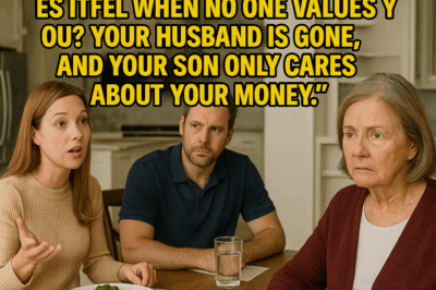 “My Daughter-in-Law Mocked Me at the Table, Saying I Was Lonely in My Big House and That My Son Only Wanted My Money.