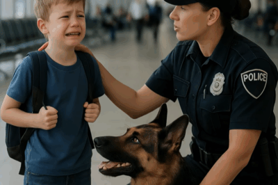 “My Mommy Won’t Wake Up…” — The Cry at the Airport That Sent a K9 Officer Racing Against Time….