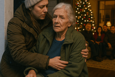 “Through the Window on Christmas Eve, My Family Sat Cozy by the Fire While Grandma Shivered Alone on the Porch in a Thin Sweater.