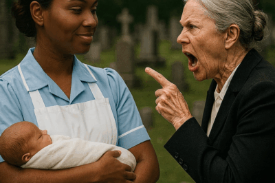 A Wealthy Woman Visits Her Son’s Grave and Finds a Tearful Waitress Holding a Baby — What She Discovered Changed Everything…
