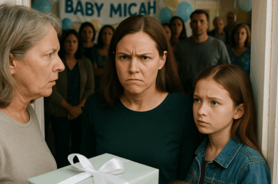 At What Was Supposed To Be A Joyful Surprise Party For Her Brother’s Baby, A Mother And Daughter Were Treated Like Outsiders, With The Grandmother Coldly Declaring They Should Leave—But When The Ten-Year-Old Smiled And Pointed Out That “Dad’s Lawyer” Was With Them, Secrets No One Expected Began To Unravel In Silence
