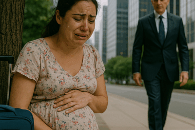 “I HAVE NOWHERE TO GO,” SAID THE PREGNANT WOMAN… BUT THE MILLIONAIRE DID THE UNEXPECTED